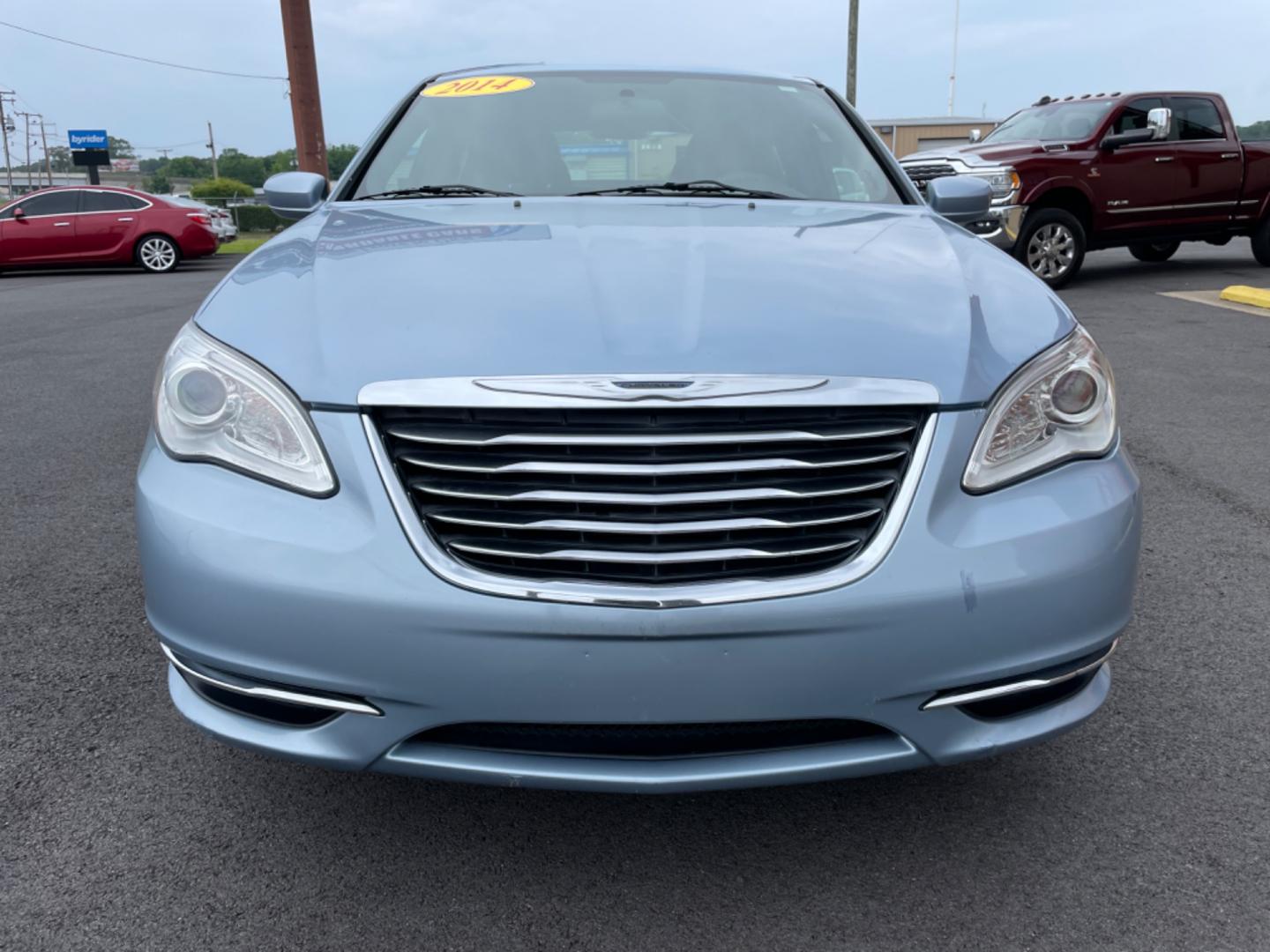 2014 Blue Chrysler 200 (1C3CCBAB0EN) with an 4-Cyl, 2.4 Liter engine, Automatic, 4-Spd transmission, located at 8008 Warden Rd, Sherwood, AR, 72120, (501) 801-6100, 34.830078, -92.186684 - Photo#2